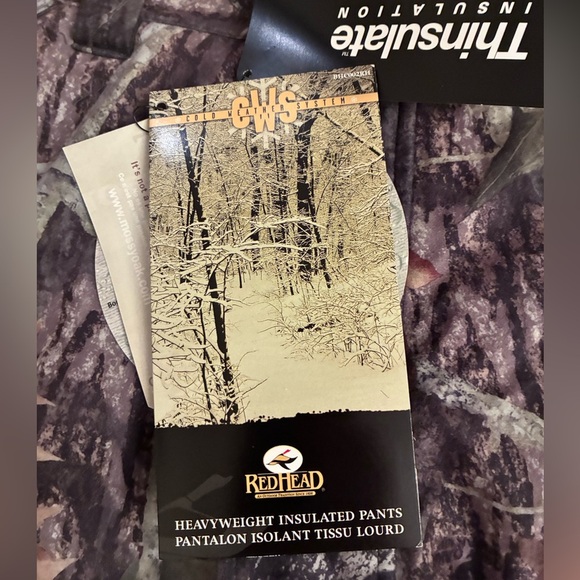 Redhead Bone Dry Camo Heavyweight Insulated Hunting Pants, Thinsulate - Size L - Picture 2 of 12